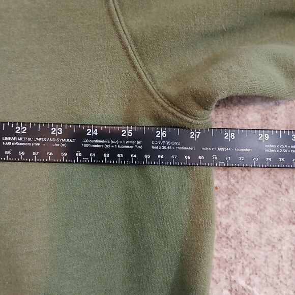 ​Carhartt Men's 2XL Loose Fit Midweight Hoodie Moss Green Logo Sleeve TS6022-M - Picture 15 of 15